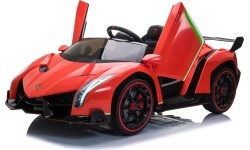 Elektromobilis Lamborghini Veneno, raudonas