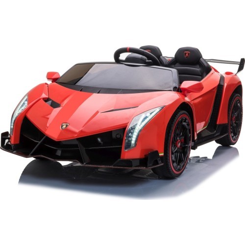 Elektromobilis Lamborghini Veneno, raudonas