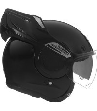 Мотошлем-модуляр NOX Premium Stratos P/J, чёрный матовый