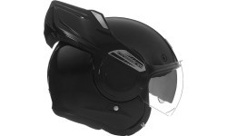 Мотошлем-модуляр NOX Premium Stratos P/J, чёрный матовый