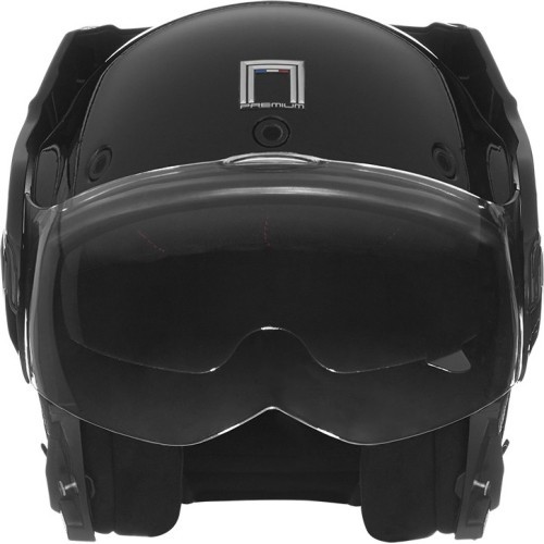 Flip-Up Motorcycle Helmet NOX Premium Stratos P/J Matte Black