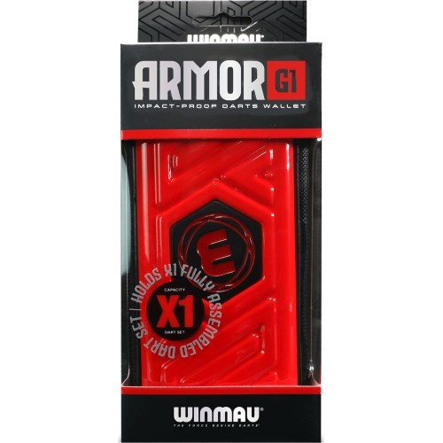 Winmau Armor G1 Dart Piniginė Raudona