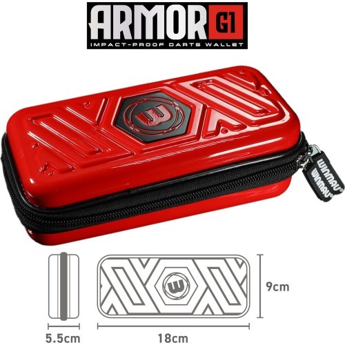 Winmau Armor G1 Dart Piniginė Raudona