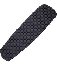 Надувной коврик Yate Scout, 185x55x5,5 см, серый