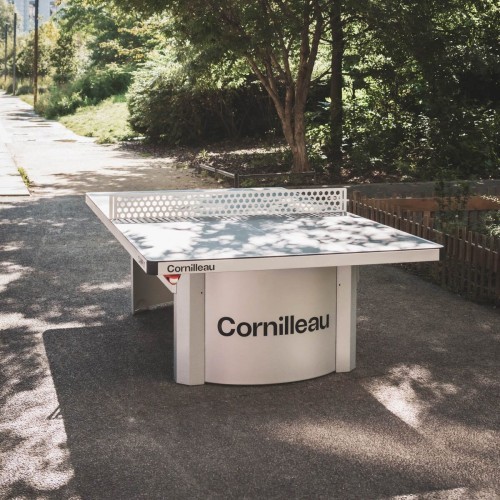 Lauko teniso stalas Cornilleau 510M Campus Outdoor, pilkas