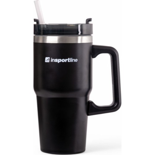 Termopuodelis inSPORTline Teasara 600 ml - Juoda