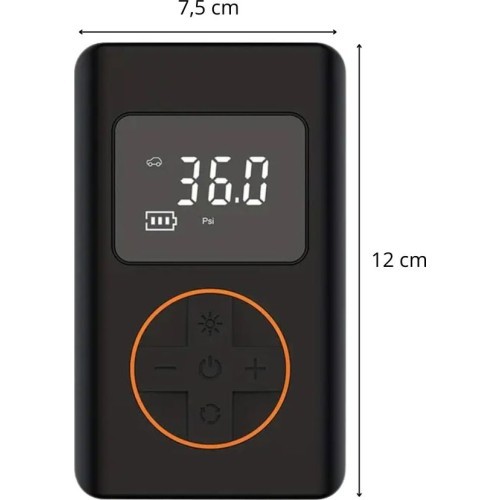 Rechargeable Electric Air Pump inSPORTline Gaberila w/ Power Bank & LED Light