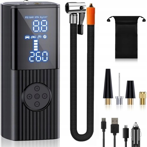 Electric Air Pump inSPORTline Dukefira w/ Power Bank & LED Light