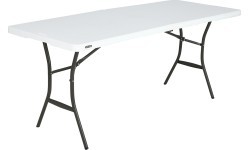 Lifetime Folding Table Amy White 182x76x74cm