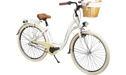 Dviratis AZIMUT Sarema ALU 28" 3-speed 2025 light cream shiny