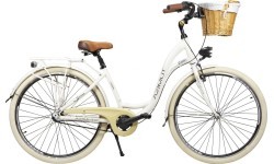 AZIMUT Sarema ALU 28" bike 3-speed 2025 light cream shiny