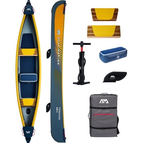 Aqua Marina Tomahawk AIR-C 478 x 88 см, высоконапорное скоростное каноэ на 2/3 человека