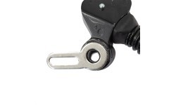 Atraminė kojelė Hebie AX 618 // 26-29" V-Brake dviračiams // be diskinių stabdžių adapterių, aliuminė (juoda)