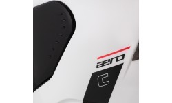Motorcycle Helmet Cassida Aero Solid White/Black