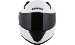 Мотошлем Cassida Aero Solid белый/черный