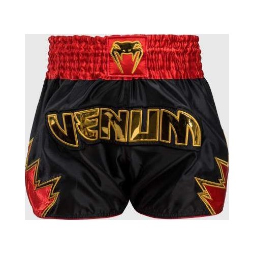 Шорты Venum Inferno Muay Thai, черный/золотой/красный
