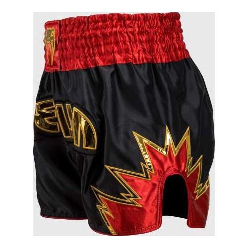 Venum Inferno Muay Thai Shorts - Black/Gold/Red