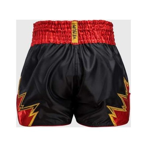 Venum Inferno Muay Thai Shorts - Black/Gold/Red