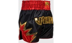 Venum Inferno Muay Thai Shorts - Black/Gold/Red