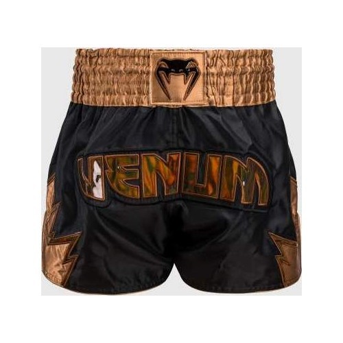 Venum Inferno Muay Thai Shorts - Black/Bronze