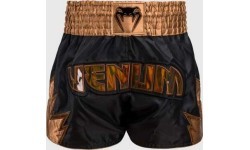 Muay Thai šortai Venum Inferno, juodi/bronziniai