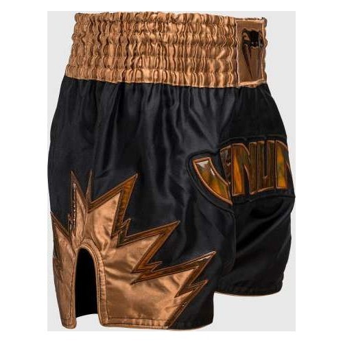 Venum Inferno Muay Thai Shorts - Black/Bronze