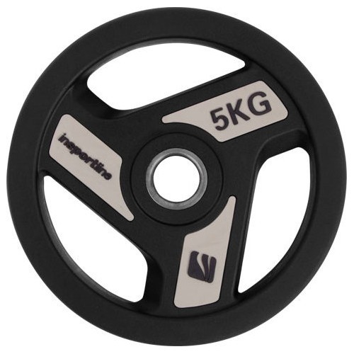 Rubber-Coated Weight Plate inSPORTline Herk 5 kg