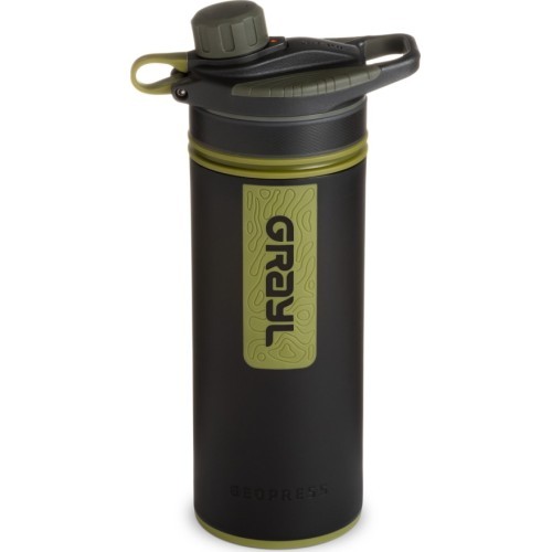 Water Purifier Bottle Grayl Geopress - Camo Black
