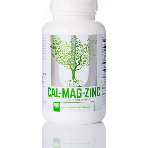 Universal Nutrition Calcium Zinc Magnesium 100 tab.