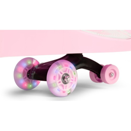 Gravity ride vehicle for kids LED wheels pink ECOTOYS