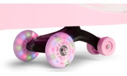 Vaikiškas mašinėlė su LED ratais rožinis ECOTOYS
