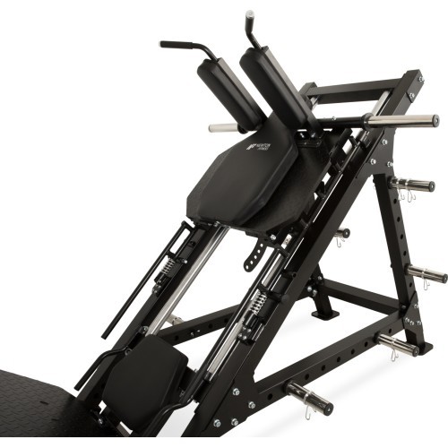 Newton Fitness Black Series BLK-875 kojų spaustuvas ir hack squat treniruoklis