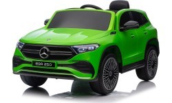 Электромобиль Mercedes Benz EQA 250, зелёный