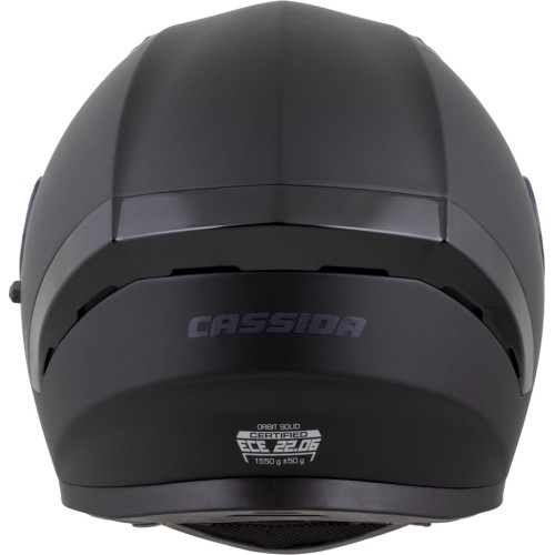 Мотошлем Cassida Orbit Solid матовый черный/черный