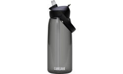 Бутылка Thrive Flip Straw 1 л, угольно-серая