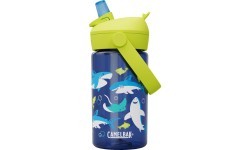 Детская бутылка Thrive Flip Straw 0,4 л Sharks and Rays