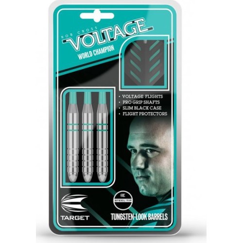 Darts Target Rob Cross Silver Voltage Steel – 3-Pack