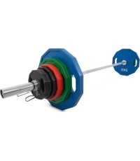 Newton Fitness OP-100 Rubber Coated Olympic Plate Set