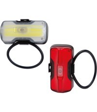 Комплект фонарей Zefal Supervision F20 + R20 USB-C // передний + задний (беспроводные, батарейки)