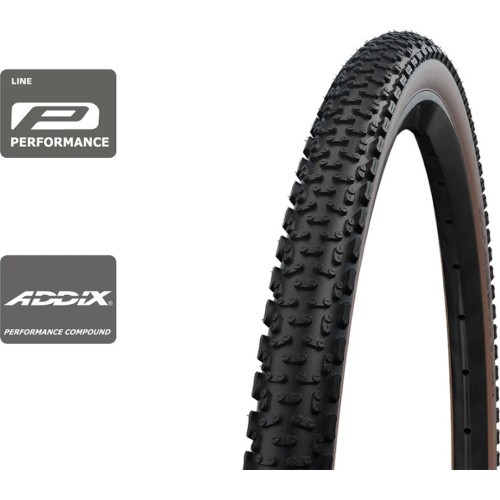 Покрышка Schwalbe G-One Ultrabite ADDIX Performance RaceGuard TLE 28" x 1.70" (45-622), бескамерная, складная
