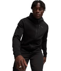Мужская толстовка Puma Pumatech FZ Hoodie, тёмно-чёрная 624385 01