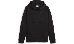 Мужская толстовка Puma Pumatech FZ Hoodie, тёмно-чёрная 624385 01