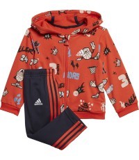 Спортивный костюм детский Adidas I Grap Fz Hd J Red Blue GD3924