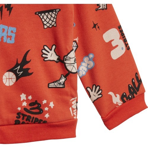 Adidas Kids Tracksuit I Grap Fz Hd J Red Blue GD3924