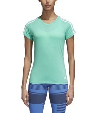 Женская футболка Adidas Ess 3S Slim Tee Green CF8835
