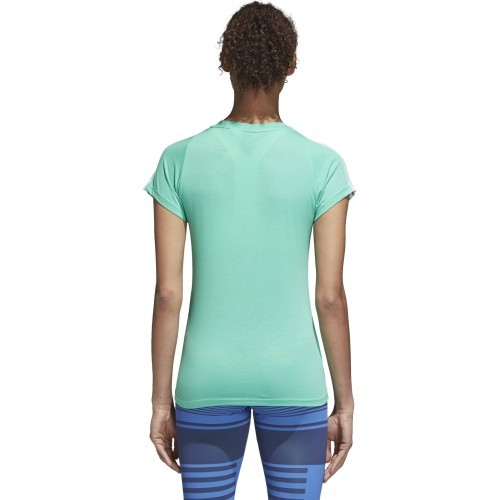 Adidas Palaidinė Ess 3S Slim Tee Green CF8835