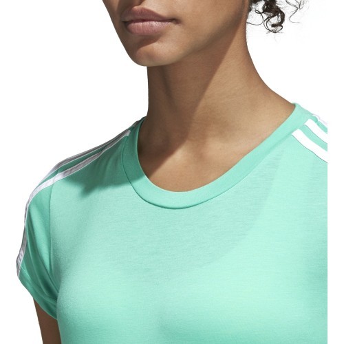 Adidas Ess 3S Slim Tee Green CF8835 Women's Top