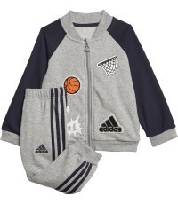 Adidas I Coll Mix Ts1 Kids' Tracksuit Grey GE0018