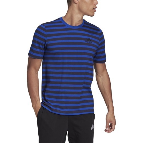Мужская футболка Adidas Stripy SJ Tee, сине-черная HE1854