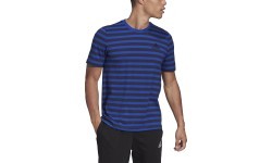Мужская футболка Adidas Stripy SJ Tee, сине-черная HE1854